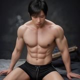 开云体育赛事数据主编王思琦的专业形象照，体育风格，背景为赛事大屏幕